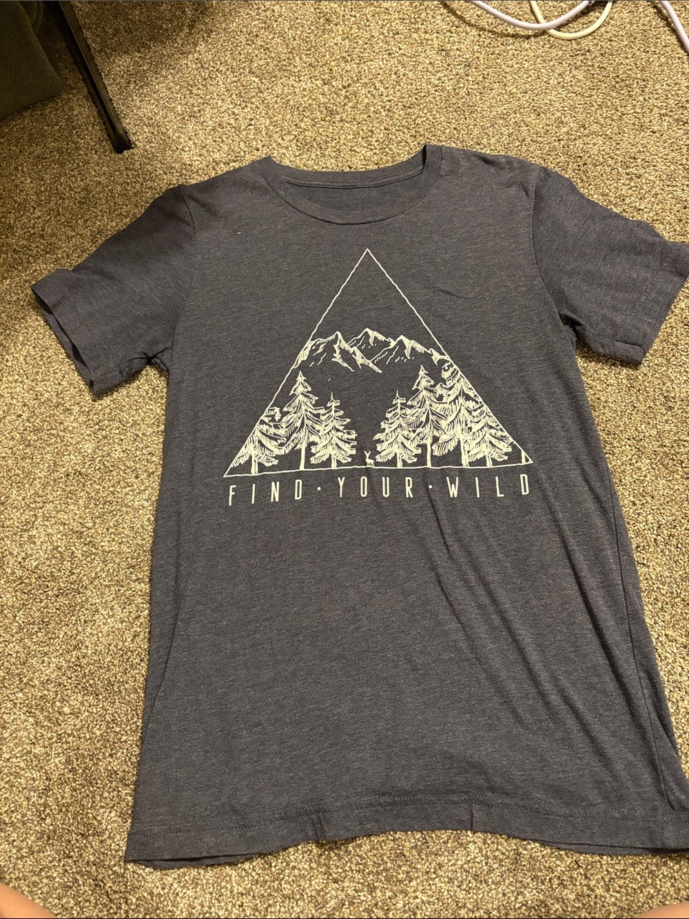 Heather Gray 'Find Your Wild' Graphic Tee